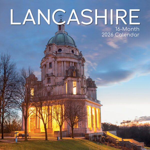 2026 Square Wall Calendar - Lancashire