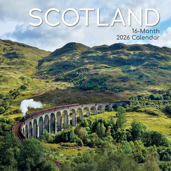 2026 Square Wall Calendar - Scotland