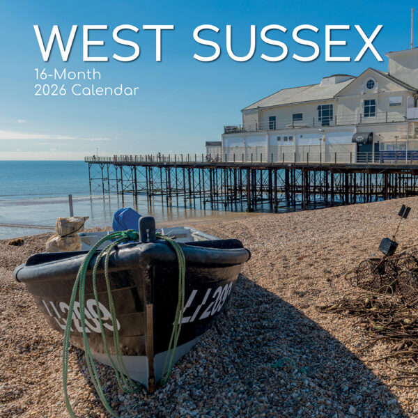 2026 Square Wall Calendar - West Sussex