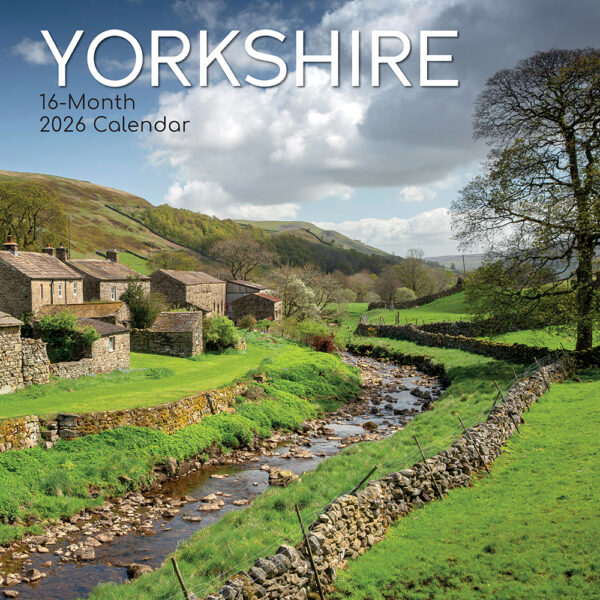 2026 Square Wall Calendar - Yorkshire