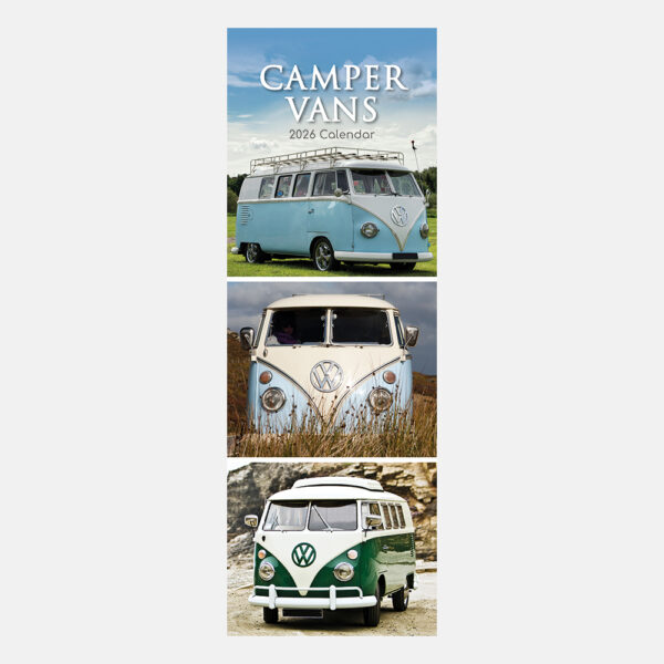 2026 Slimline Calendar - Camper Vans
