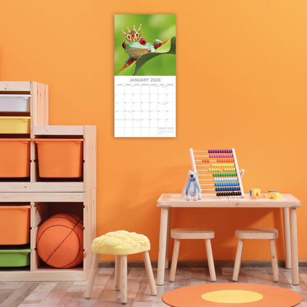 2026 Square Wall Calendar - Fabulous Frogs - Image 2