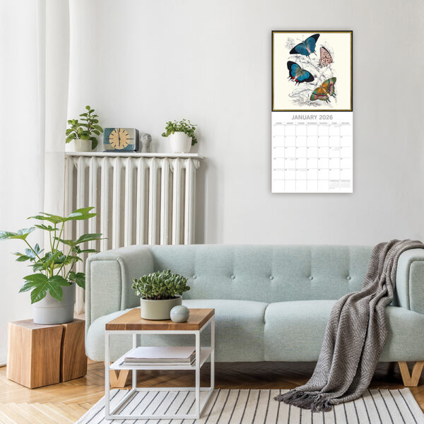 2026 Square Wall Calendar - Insects - Image 2