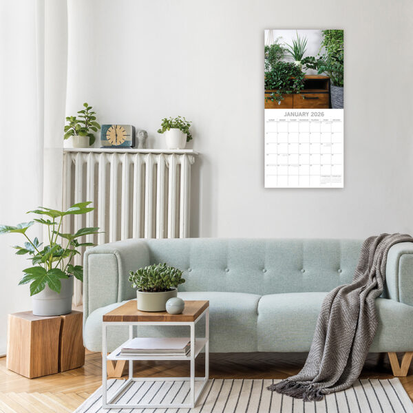 2026 Square Wall Calendar - House Plants - Image 2
