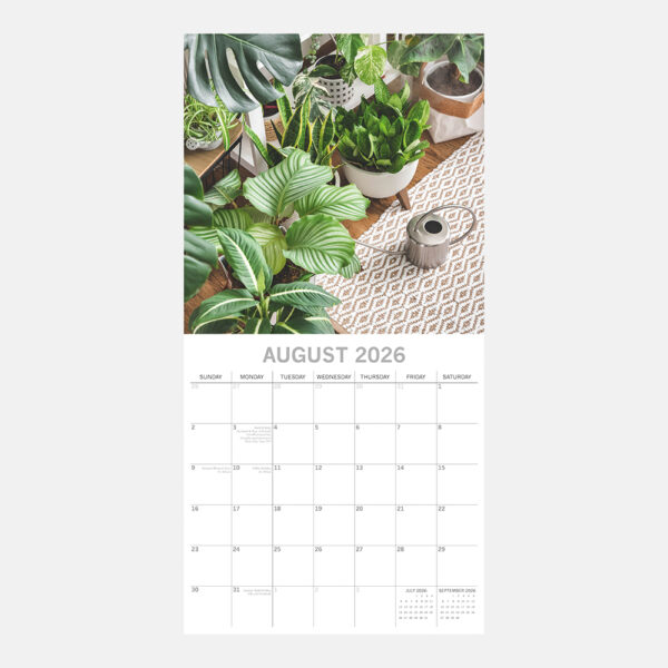 2026 Square Wall Calendar - House Plants - Image 3