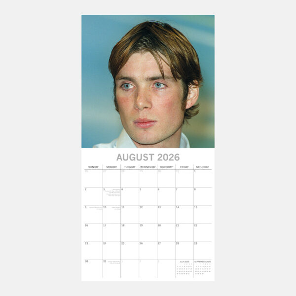 2026 Square Wall Calendar - Cillian Murphy - Image 3