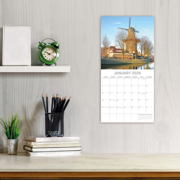 2026 Square Wall Calendar - Amsterdam - Image 2
