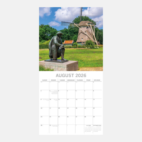 2026 Square Wall Calendar - Amsterdam - Image 3
