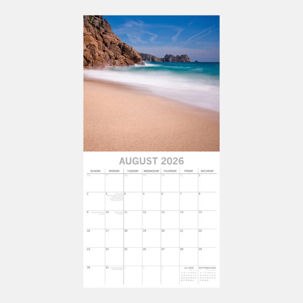 2026 Square Wall Calendar - Cornwall - Image 3