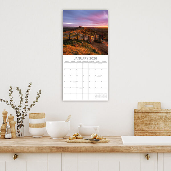 2026 Square Wall Calendar - Derbyshire - Image 2