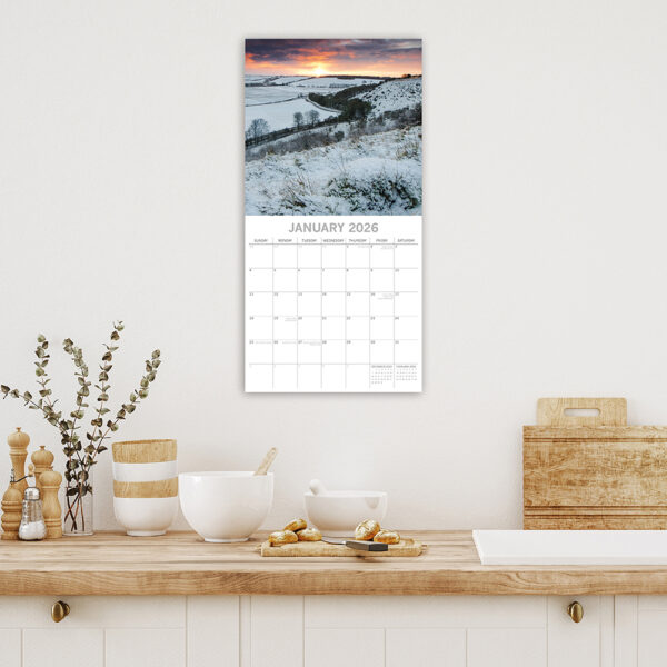 2026 Square Wall Calendar - Hampshire - Image 2