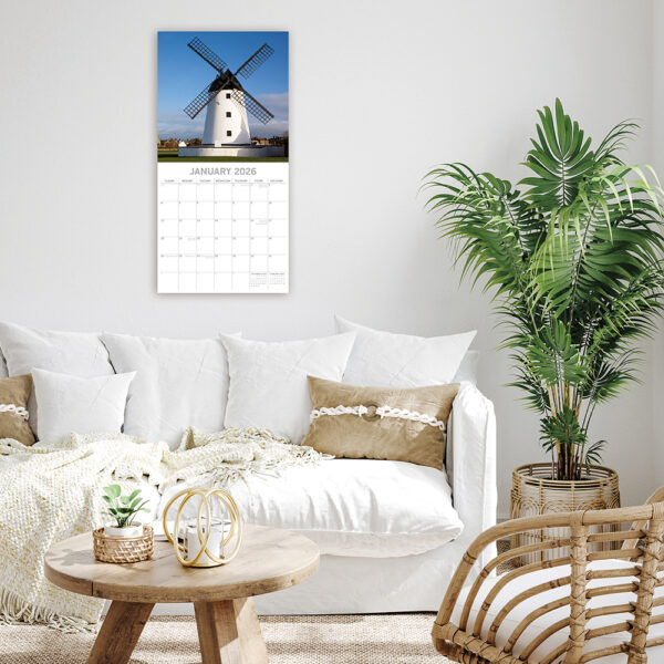 2026 Square Wall Calendar - Lancashire - Image 2