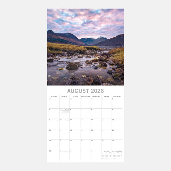 2026 Square Wall Calendar - Scotland - Image 3