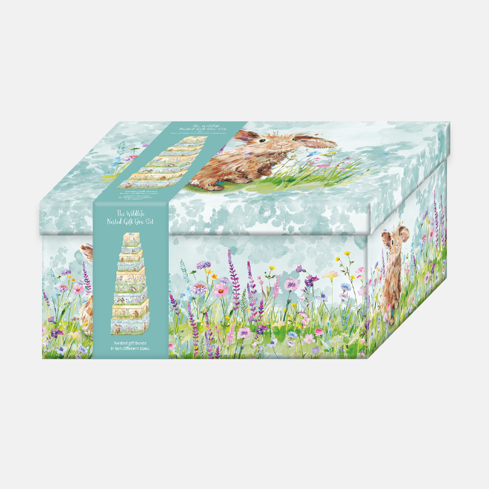 Nested Gift Box Set (Set of 10) - The Wildlife