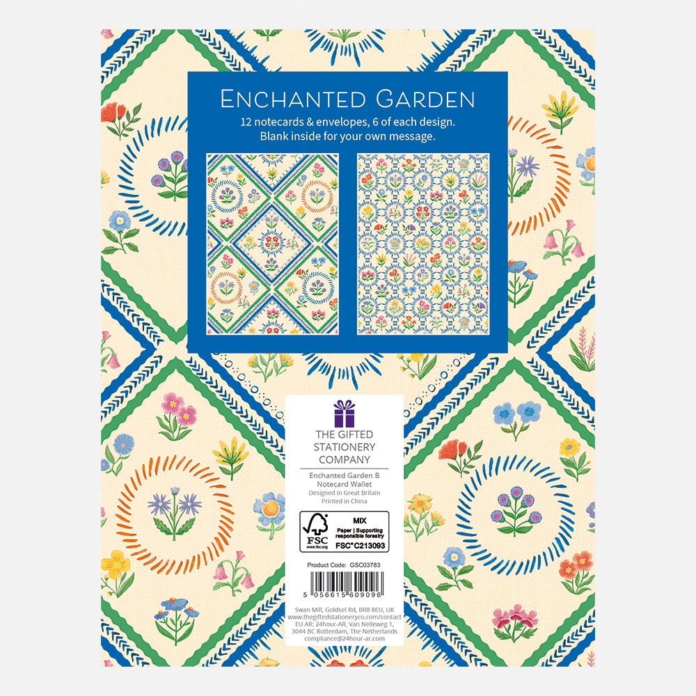 Notecard Wallet  - Enchanted Garden B - Image 2