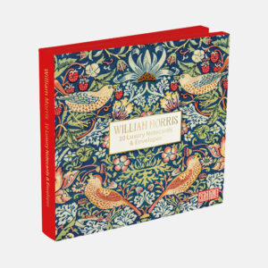 Luxury Notecard Wallet - William Morris - Strawberry Thief