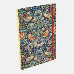 A4 Notebook - William Morris - Strawberry Thief