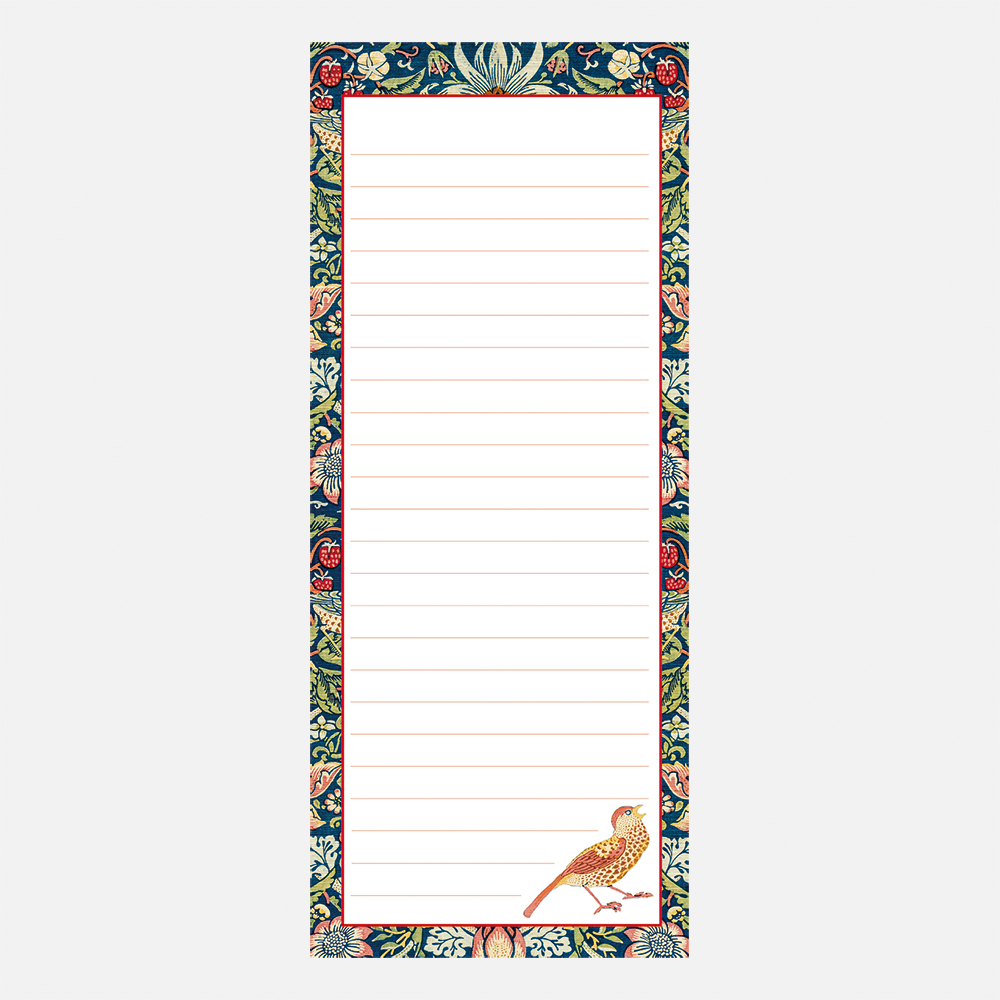 Shopping List - William Morris - Strawberry Thief A - Image 2