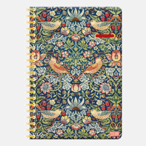 B5 Wiro Notebook - William Morris - Strawberry Thief A