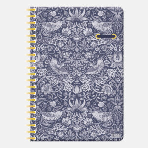 B5 Wiro Notebook - William Morris - Strawberry Thief B