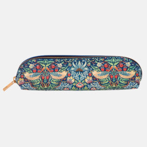 Deluxe Slim Pencil Case - William Morris - Strawberry Thief