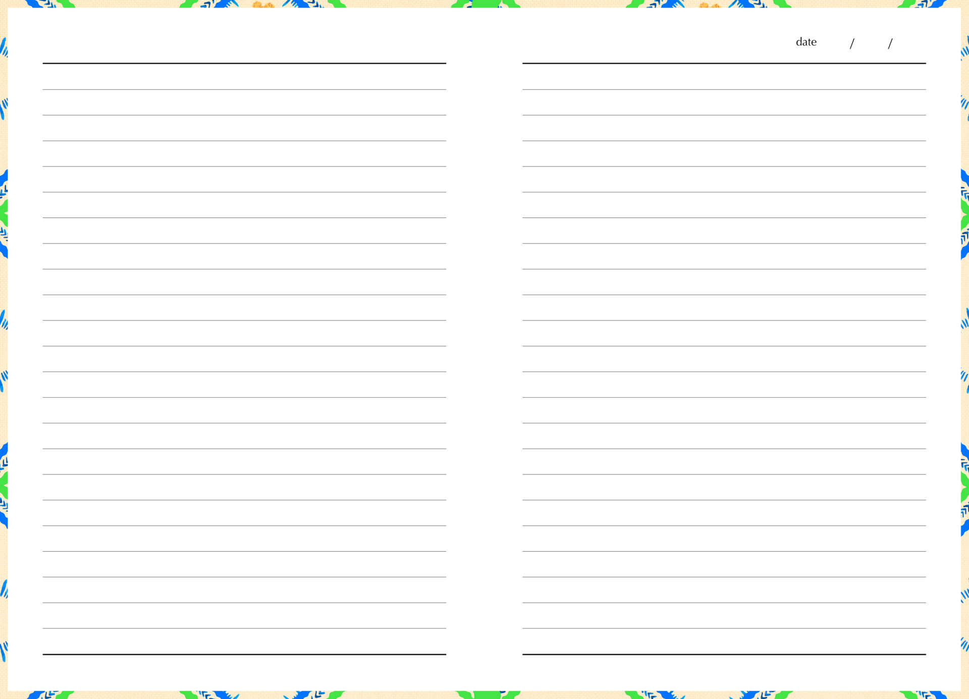 A5 Notebook - Enchanted Garden B - Image 2