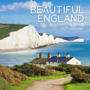 2027 Square Wall Calendar - Beautiful England