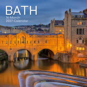 2027 Square Wall Calendar - Bath