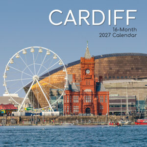 2027 Square Wall Calendar - Cardiff