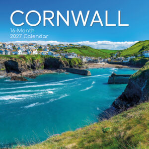 2027 Square Wall Calendar - Cornwall
