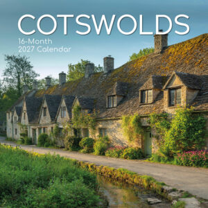 2027 Square Wall Calendar - Cotswolds