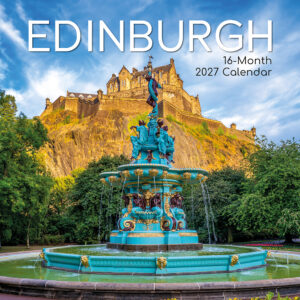 2027 Square Wall Calendar - Edinburgh