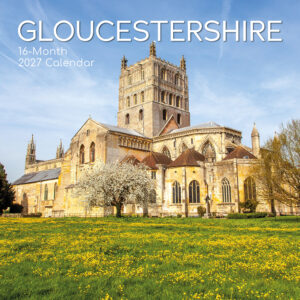 2027 Square Wall Calendar - Gloucestershire