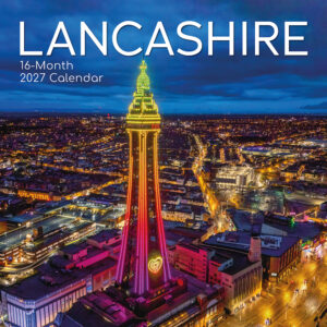 2027 Square Wall Calendar - Lancashire