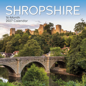 2027 Square Wall Calendar - Shropshire