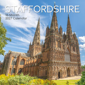 2027 Square Wall Calendar - Staffordshire