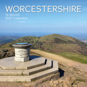 2027 Square Wall Calendar - Worcestershire