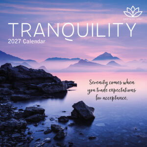 2027 Square Wall Calendar - Tranquility