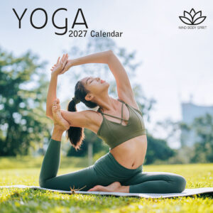 2027 Square Wall Calendar - Yoga