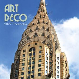 2027 Square Wall Calendar - Art Deco