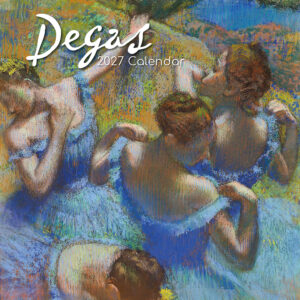 2027 Square Wall Calendar - Degas