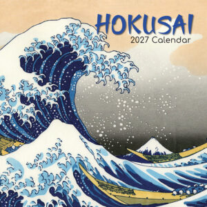 2027 Square Wall Calendar - Hokusai