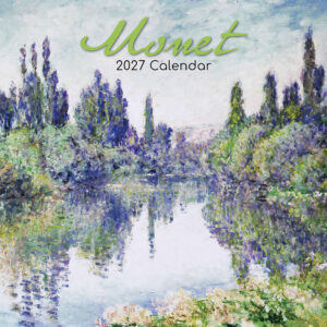 2027 Square Wall Calendar - Monet