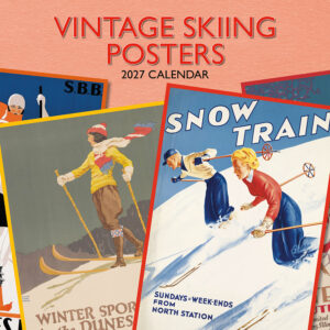 2027 Square Wall Calendar - Vintage Skiing Posters