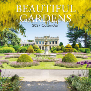 2027 Square Wall Calendar - Beautiful Gardens