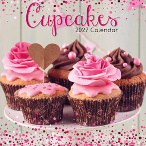 2027 Square Wall Calendar - Cupcakes