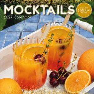 2027 Square Wall Calendar - Mocktails