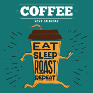 2027 Square Wall Calendar - Coffee