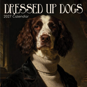 2027 Square Wall Calendar - Dressed Up Dogs