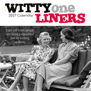 2027 Square Wall Calendar - Witty One Liners
